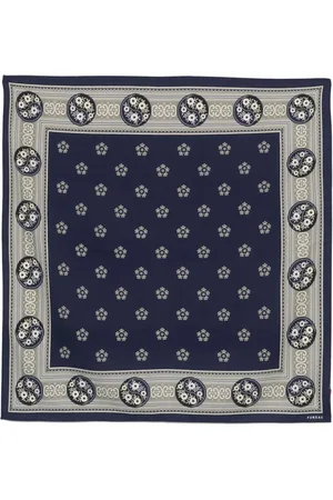 Fursac Schal mit Blumenmotiv