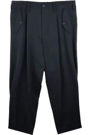 YOHJI YAMAMOTO Gerade Hose mit Faltendetail