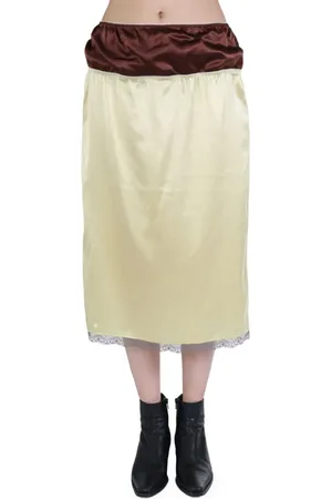 MERYLL ROGGE Layered-design midi skirt