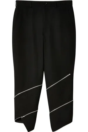 Comme des Garçons Cropped-Hose mit Reißverschluss
