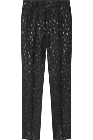 VERSACE Hose mit Leoparden-Print
