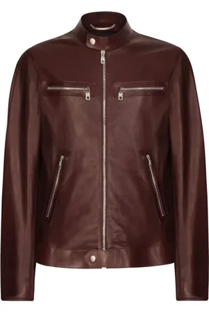 Dolce & Gabbana Bikerjacke aus Leder