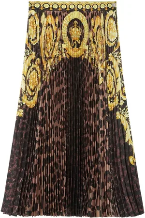 VERSACE Wild Barocco Minirock mit Falten