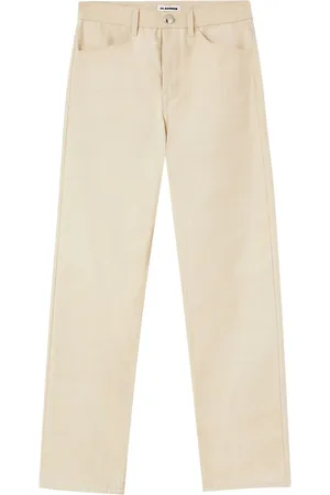 Jil Sander Halbhohe Straight-Leg-Jeans