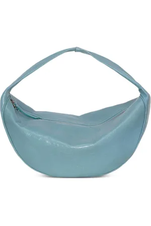 By Far Maxi Cush Schultertasche mit Knitteroptik