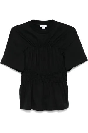 Alexander McQueen T-Shirt mit gerafftem Detail