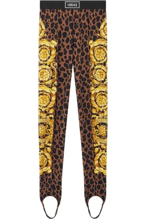 VERSACE Leggings mit Barocco-Print