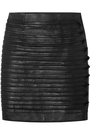 VERSACE Minirock aus Leder