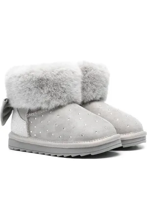 MONNALISA Wildlederstiefel mit Strassverzierung