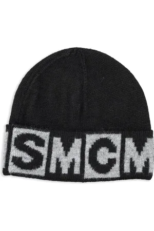 Stella McCartney Beanie mit Intarsien-Logo
