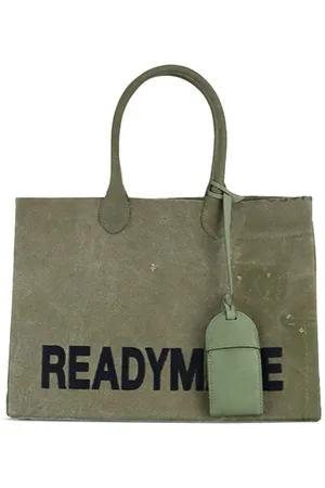 READYMADE Handtasche mit Logo-Print
