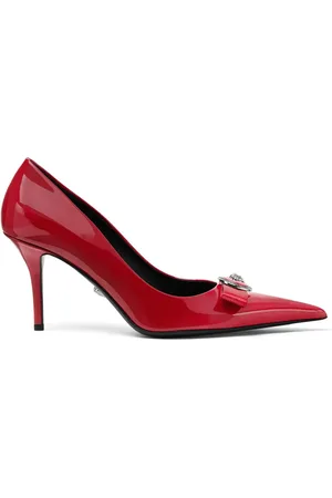 VERSACE Gianni Ribbon Pumps 85mm