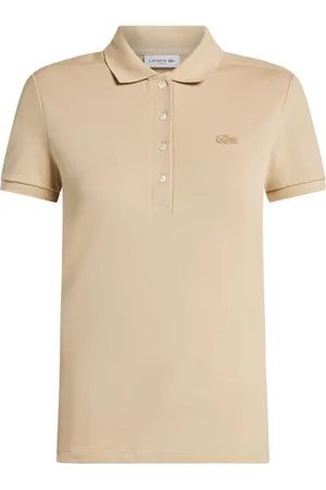 Lacoste Poloshirt mit Logo-Applikation