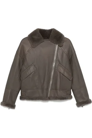 YVES SALOMON Klassische Lederjacke