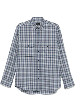 BRIONI Hemd mit Karomuster