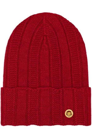 VERSACE Gerippte Beanie mit Medusa