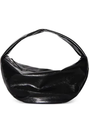 By Far Maxi Cush Schultertasche mit Knitteroptik