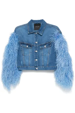 LOULOU Jacke mit Federn