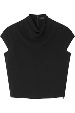 VERSACE T-Shirt mit Stehkragen