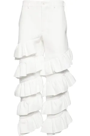 Comme des Garçons Cropped-Hose mit Rüschen