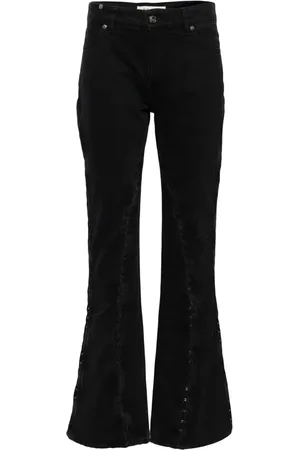 Y / PROJECT Ausgestellte Jeans mit Haken
