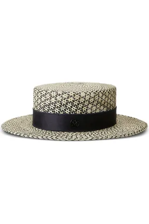 Le Mont St Michel Kiki Fedora aus Bast