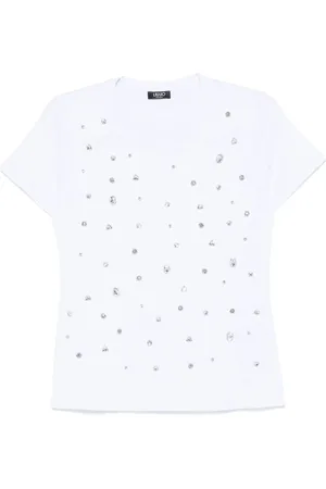 Liu Jo T-Shirt mit Kristallen