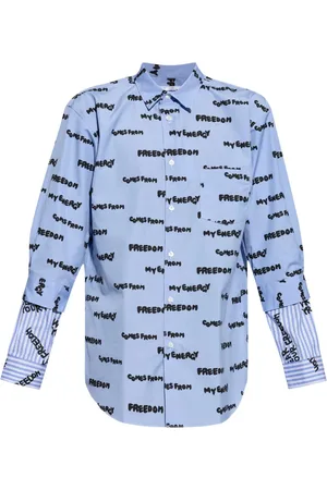 Comme des Garçons Hemd mit Slogan-Print