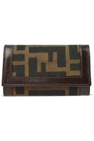 Fendi 1990-2000s Zucca Schlüsseletui mit sechs Haken