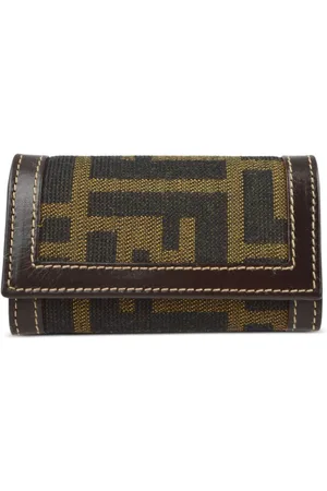 Fendi 1990-2000s Zucca Schlüsseletui mit sechs Haken