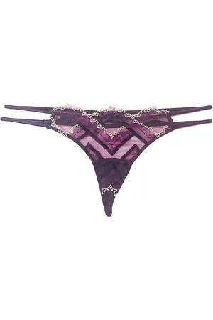 FLEUR DU MAL Bestickter Hendrix V-String