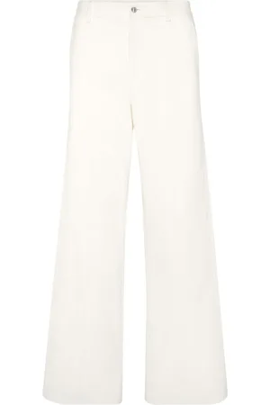 Philipp Plein Samthose mit weitem Bein