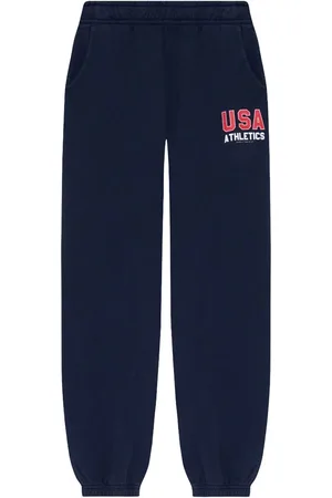 Sporty & Rich Elastische Hose mit Logo-Print
