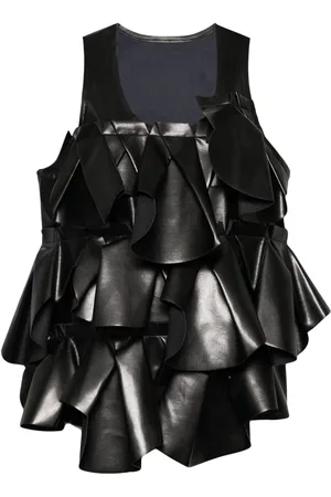 Comme des Garçons Top mit Falten