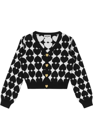 Moschino Cardigan mit Herzstickerei