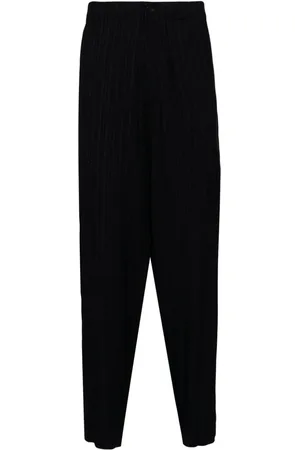 YOHJI YAMAMOTO Gestreifte Tapered-Hose