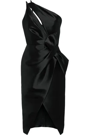 Amsale Mikado Kleid mit Schleife