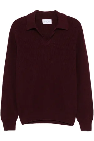 D4.0 Polo-Pullover aus Schurwolle
