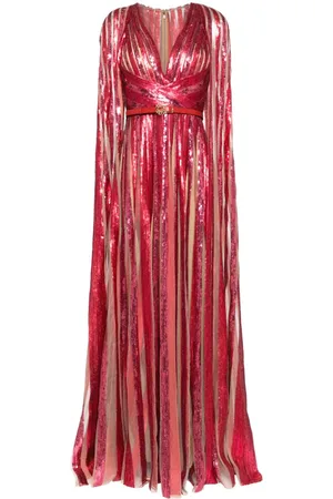 Elie saab Besticktes Tüllkleid