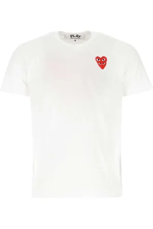 Comme des Garçons T-Shirt mit Logo-Applikation