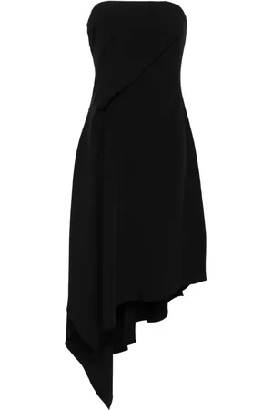 Amsale Asymmetrisches Krepp-Kleid