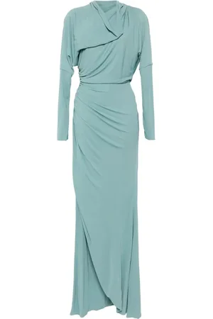 Elie saab Asymmetrisches Jersey-Kleid