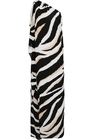 Elie saab Kleid mit Zebra-Print
