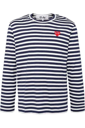 Comme des Garçons Gestreiftes T-Shirt