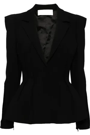 Elie saab Blazer mit umgekehrten Abnähern