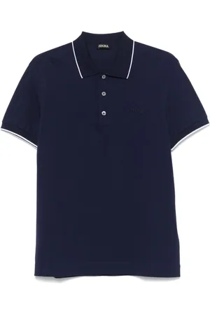 Ermenegildo Zegna Poloshirt mit Logo-Stickerei