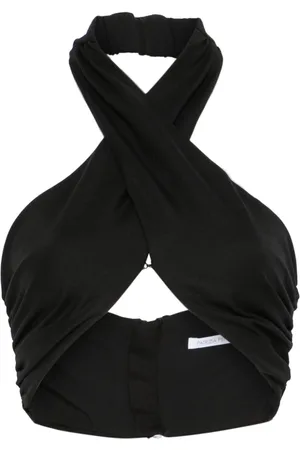 Patrizia Pepe Cropped-Top mit überkreuzten Trägern
