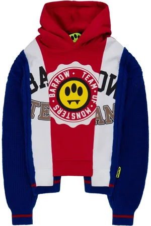 BARROW Hoodie im Patchwork-Look