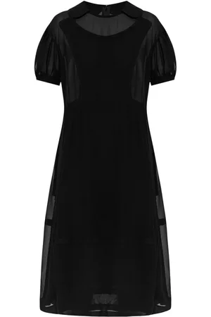Comme des Garçons Semi-transparentes Midikleid