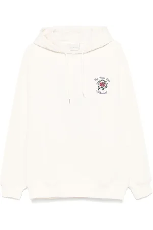 Drôle de Monsieur Hoodie mit Logo-Stickerei